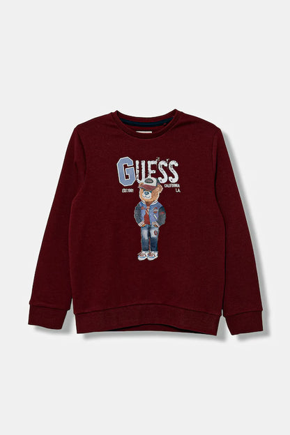 GUESS JEANS KIDS LS ACTIVE TOP PULLOVER