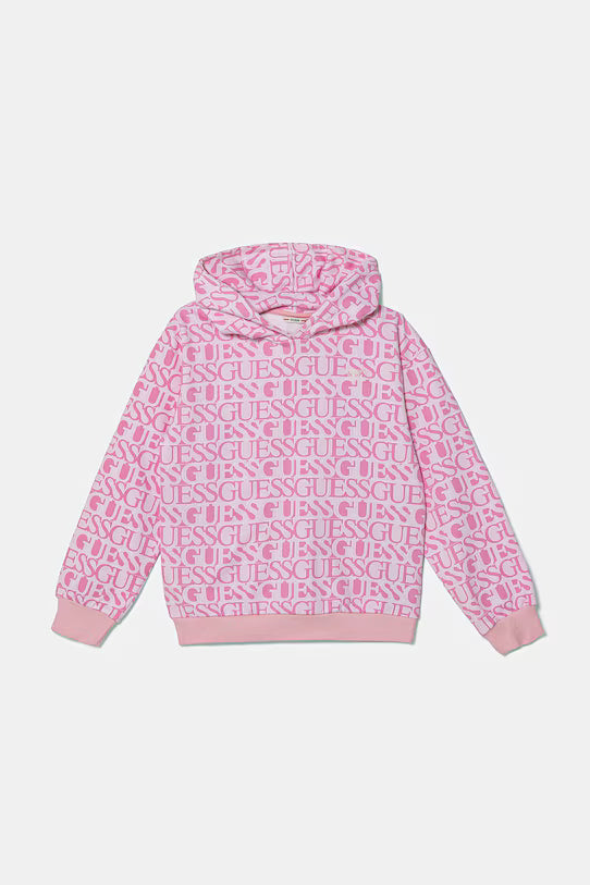 GUESS REPEAT LOGO HOODIE