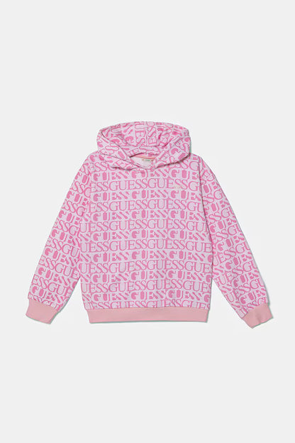 GUESS REPEAT LOGO HOODIE