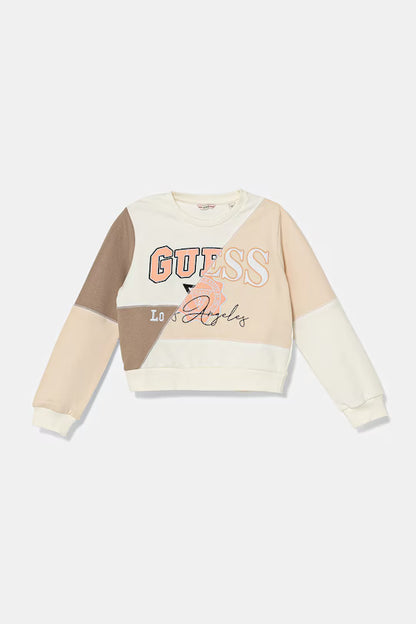 GUESS COLOR BLOCK SWEATSHIRT