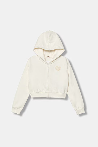 GUESS ACTIVE HOODED ZIP FOOTER