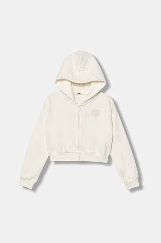 GUESS ACTIVE HOODED ZIP FOOTER