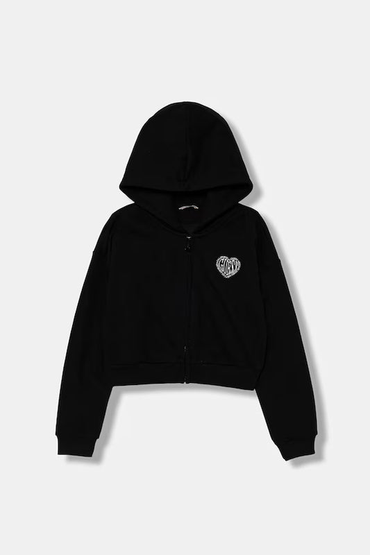 GUESS ACTIVE HOODED ZIP FOOTER