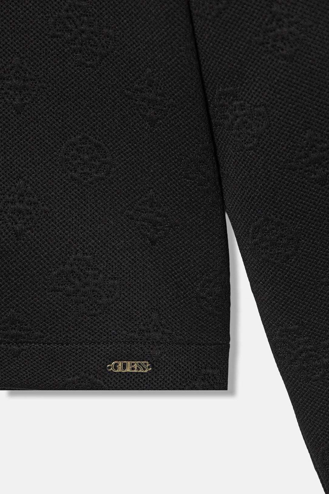 GUESS ALLOVER KNITTED PRINT HOODIE