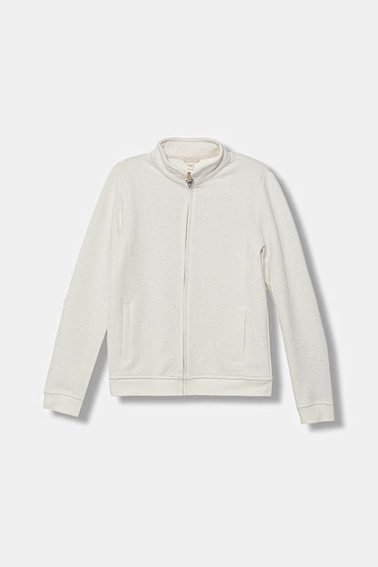 GUESS JEANS KIDS JACQUARD LS ACTIVE ZIP FOOTER