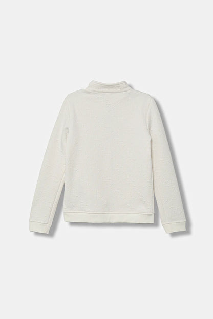 GUESS JEANS KIDS JACQUARD LS ACTIVE ZIP FOOTER