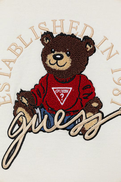 GUESS JEANS KIDS BEAR EMBROIDERY ACTIVE TOP