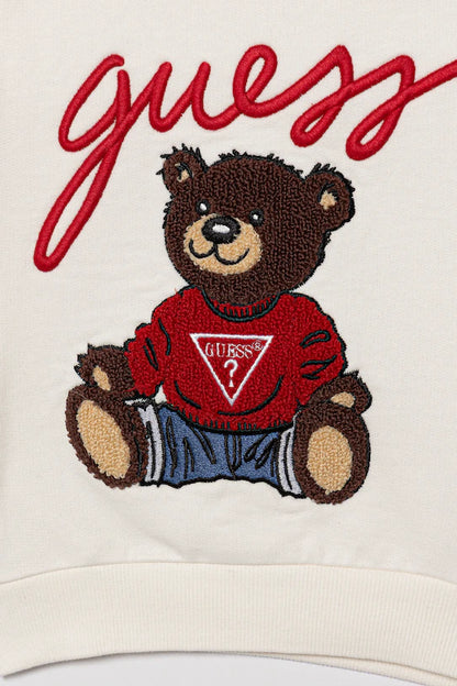 GUESS JEANS KIDS EMBROIDERED FLEECE