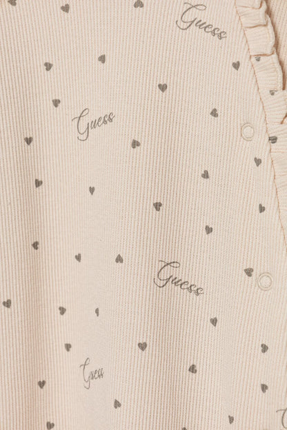 GUESS BABY HAIRBAND OVERALL SET