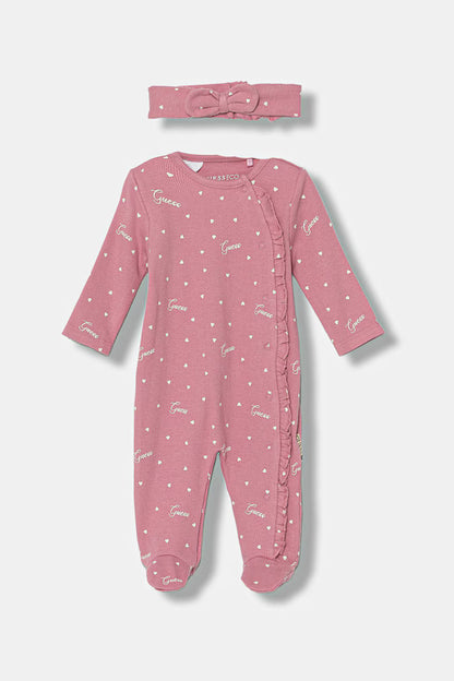GUESS SET HAIBAND & OVERALL SET