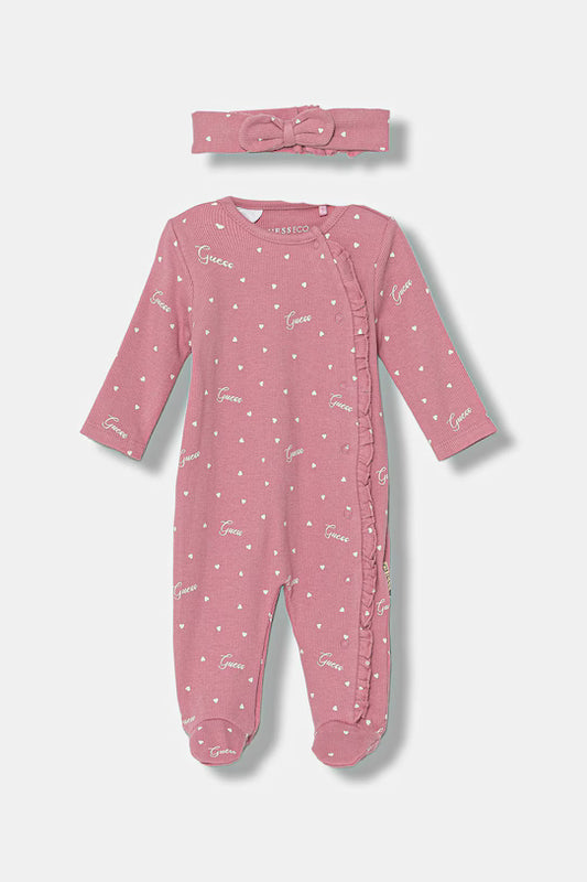 GUESS SET HAIBAND & OVERALL SET