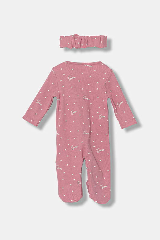 GUESS SET HAIBAND & OVERALL SET