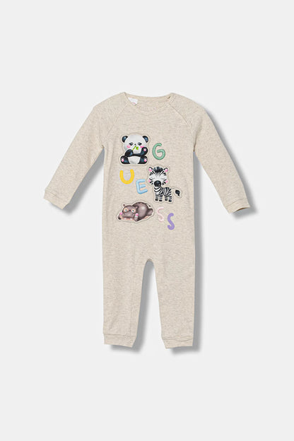 GUESS UNISEX ANIMALS PRINT INTERLOCK OVERALL