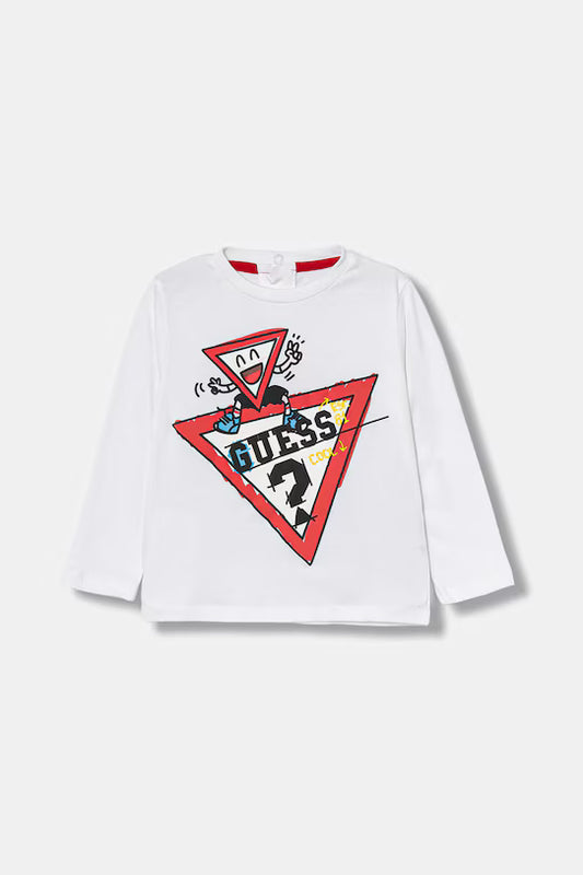 GUESS JEANS LS TRIANGLE T SHIRT