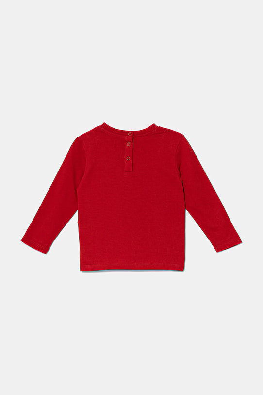 GUESS BABY BEAR EMBROIDERED T SHIRT