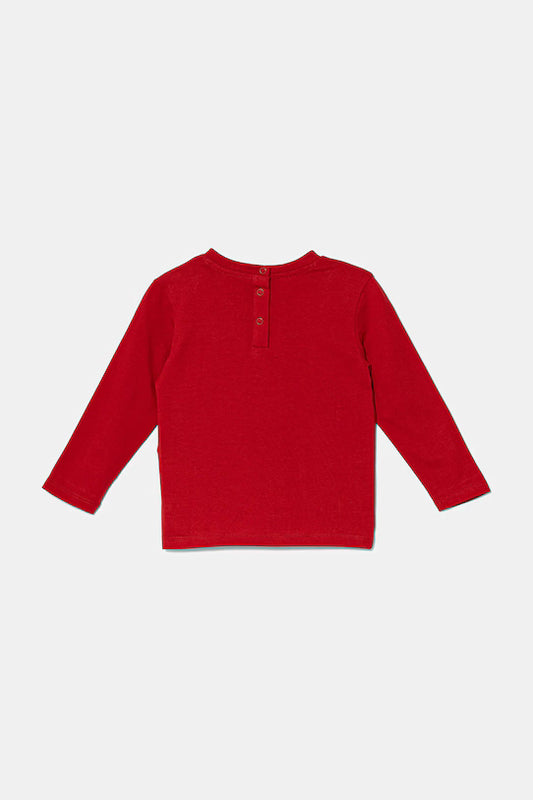 GUESS BABY BEAR EMBROIDERED T SHIRT