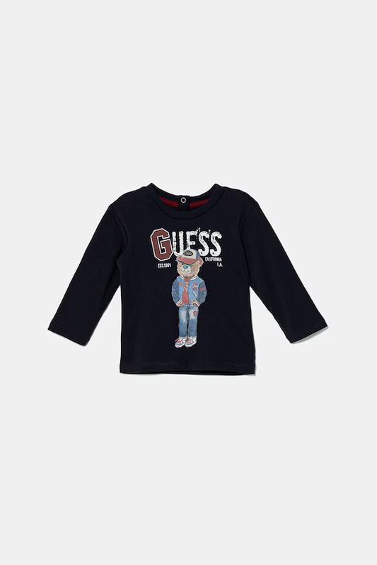 GUESS BABY BEAR EMBROIDERY T SHIRT