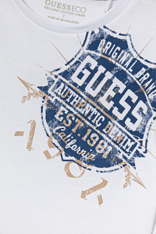 GUESS KIDS LS LOGO T SHIRT