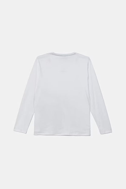 GUESS EMBROIDERED LS T SHIRT