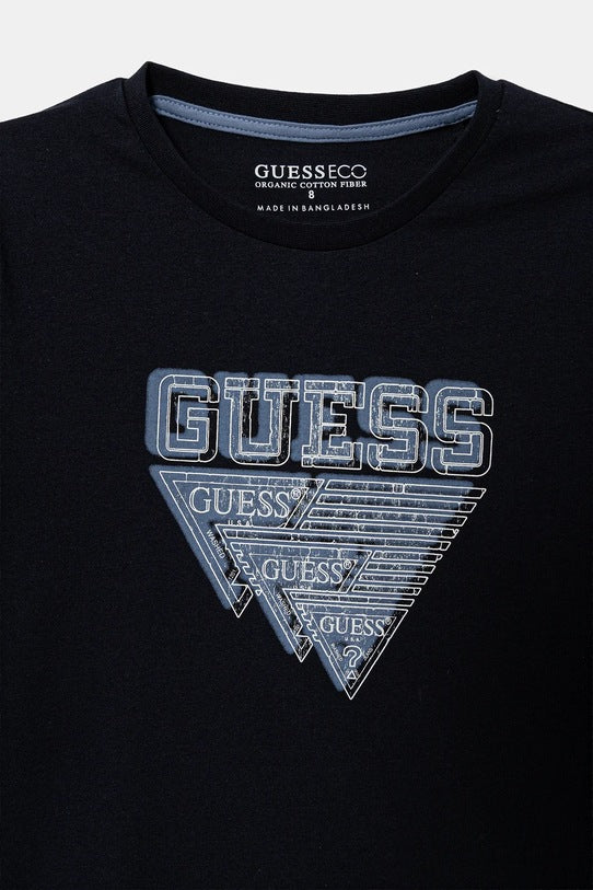 GUESS BOYS 3D LOGO T SHIRT