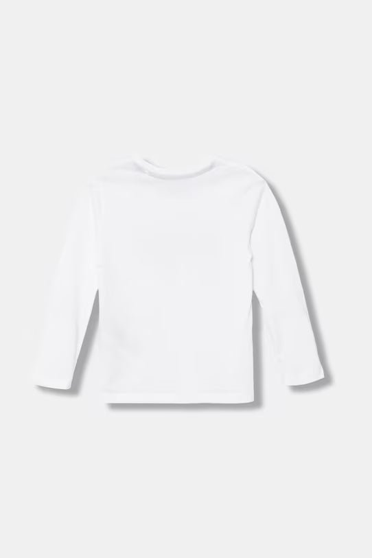 GUESS LS EMBROIDERED T SHIRT