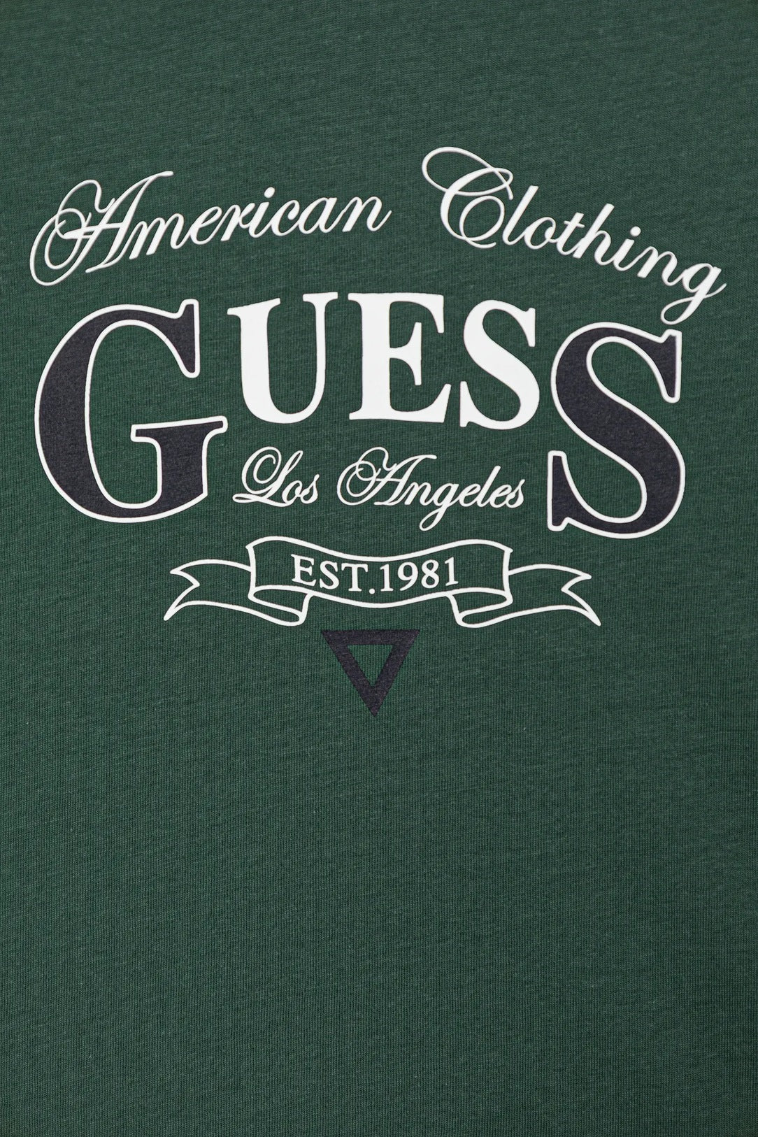 GUESS LS EMBROIDERED T SHIRT