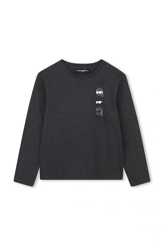 KARL LAGERFELD GRAPHIC LOGO T SHIRT