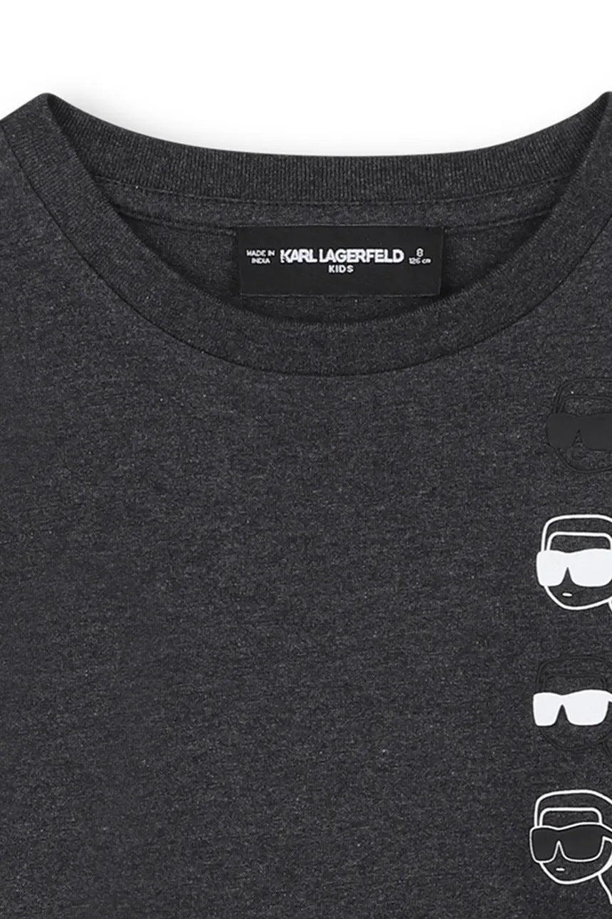 KARL LAGERFELD GRAPHIC LOGO T SHIRT