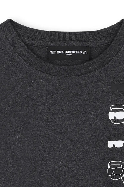 KARL LAGERFELD GRAPHIC LOGO T SHIRT