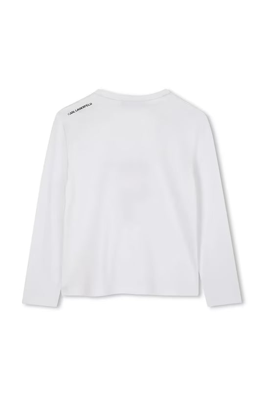 KARL LAGERFELD LS LOGO T SHIRT