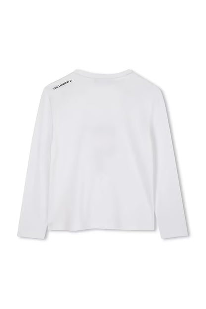 KARL LAGERFELD LS LOGO T SHIRT