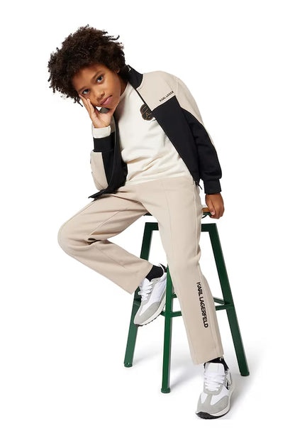 KARL LAGERFELD FRONT&BACK GRAPHIC LOGO T SHIRT