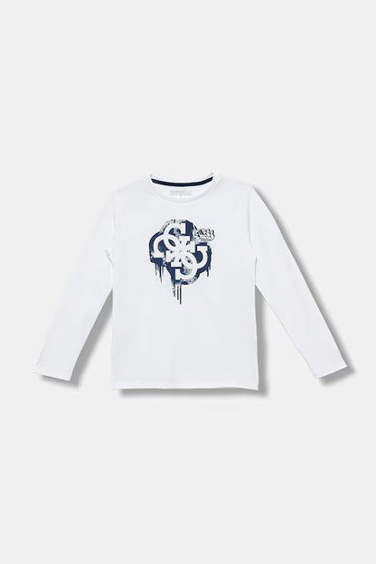 GUESS JEANS KIDS QUATRO G LS T SHIRT
