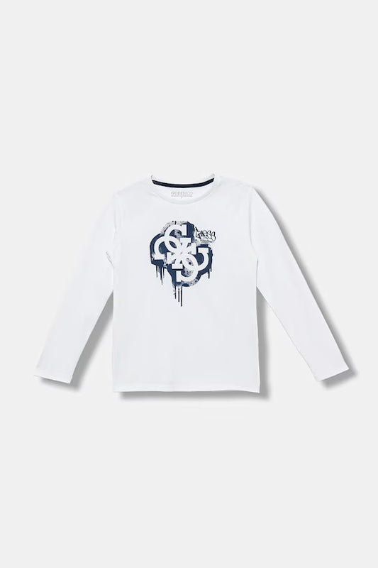 GUESS JEANS KIDS QUATRO G LS T SHIRT