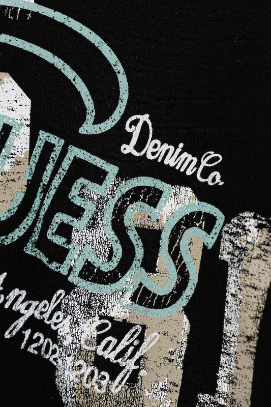 GUESS KIDS LOGO LS T SHIRT