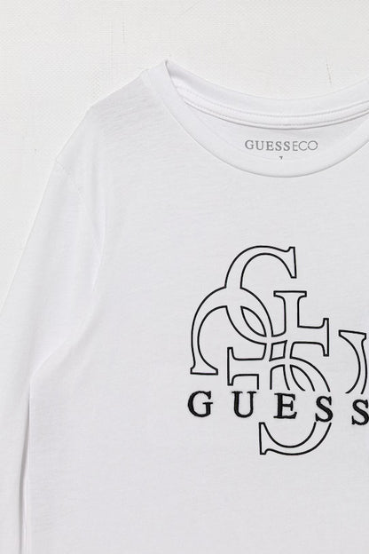 GUESS JEANS KIDS QUATRO G LS T SHIRT