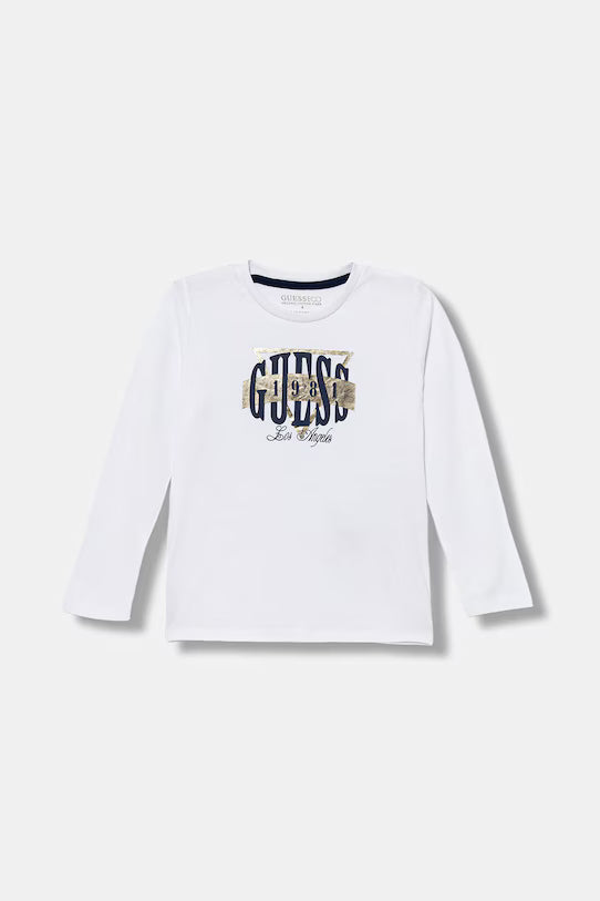 GUESS KIDS LS LOGO T SHIRT