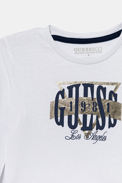 GUESS KIDS LS LOGO T SHIRT