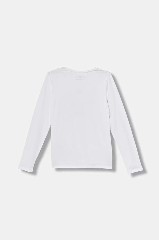 GUESS LS TRIANGLE MULTI LOGO T SHIRT