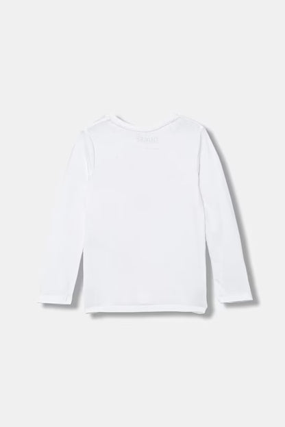 GUESS GIRL FLOWER TRIANGLE T SHIRT