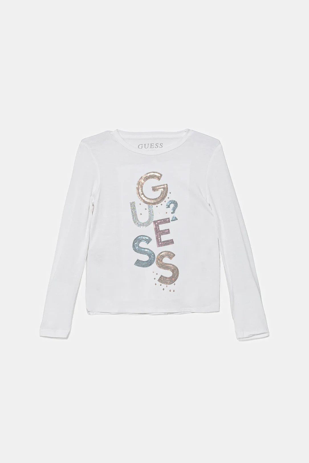 GUESS LS SEQUINS T SHIRT