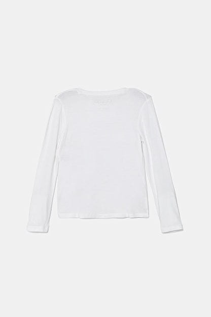 GUESS LS SEQUINS T SHIRT