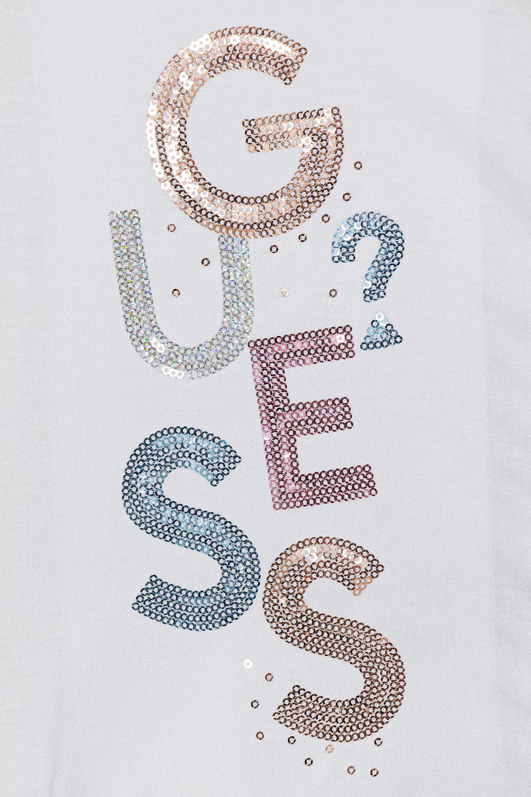 GUESS LS SEQUINS T SHIRT