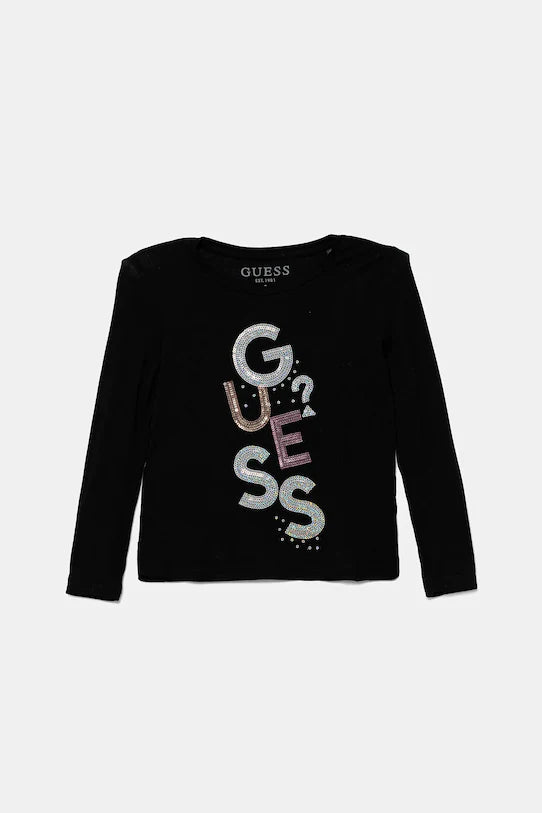 GUESS LS SEQUINS T SHIRT