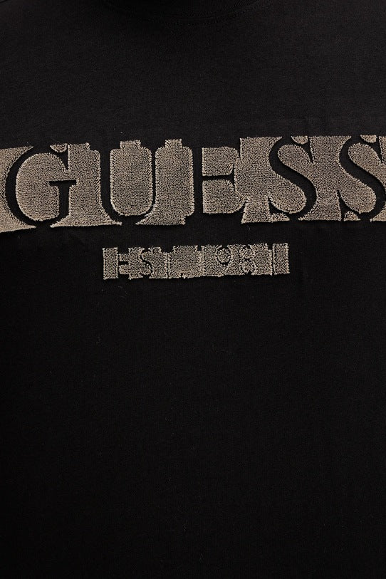 GUESS JEANS FLOCK LOGO T SHIRT