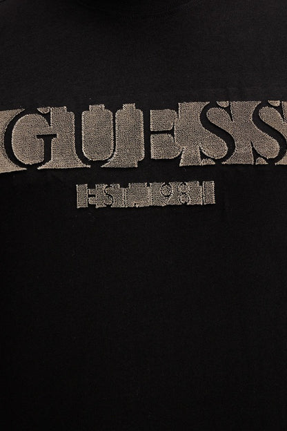 GUESS JEANS FLOCK LOGO T SHIRT