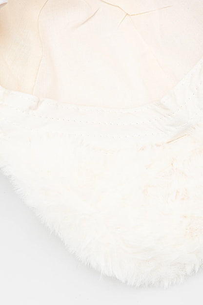 GUESS FAUX FUR BASEBALL CAP