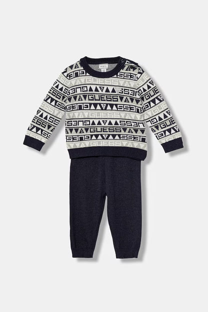 GUESS KIDS LS KNITTED SET SWEATER & PANTS