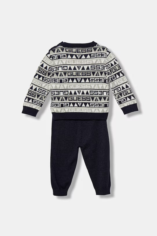GUESS KIDS LS KNITTED SET SWEATER & PANTS