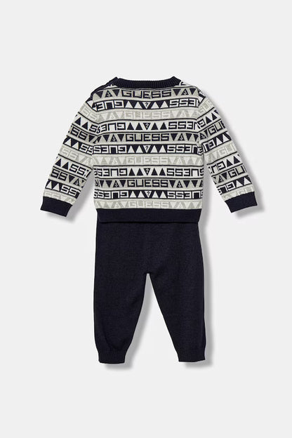 GUESS KIDS LS KNITTED SET SWEATER & PANTS